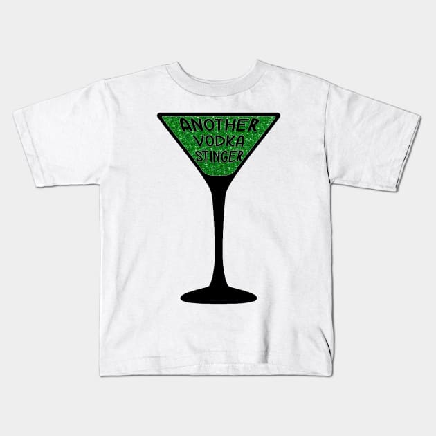 Company - Another Vodka Stinger Kids T-Shirt by baranskini